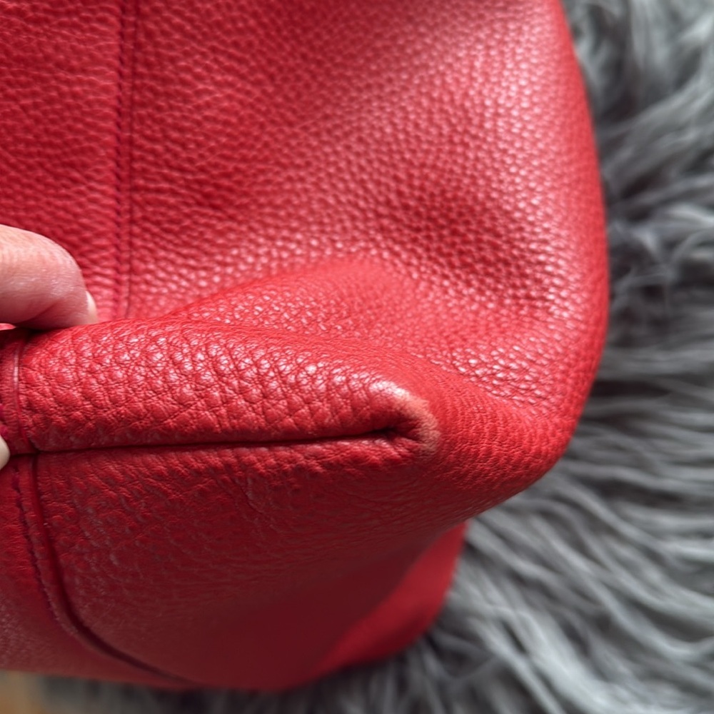 Authentic Prada red leather bag🍒 - Picture 12 of 14